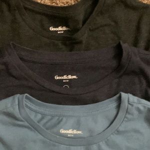 3 pack Goodfellow lyndale t-shirts